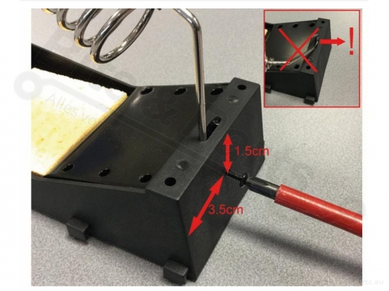 Adjustable soldering station ceramic 48W 150°C - 420°C - Velleman VTSSC50N